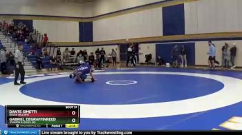 165 lbs Champ. Round 1 - Dante Simetti, Roger Williams vs Gabriel Degraffinreed, Johnson & Wales (RI)