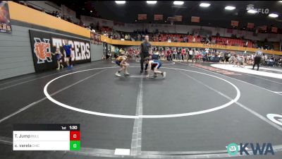 58 lbs Final - Tuff Jump, BullTrained vs Cato Varela, Chickasha Youth Wrestling