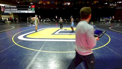 285 lbs Consi Of 16 #2 - Adam Ortega, The Citadel vs Lucas Thomas, Clarion