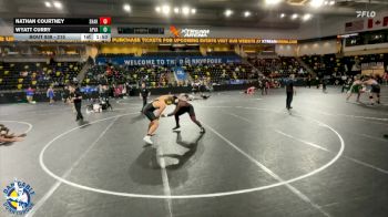 215 lbs Cons. Round 3 - Wyatt Curry, Apple Valley vs Nathan Courtney, Shakopee
