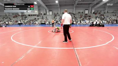 132 lbs Rr Rnd 1 - Cameron Gue, Ohio Gold vs Thandon Bensink, Ragin Raisins Concord HS