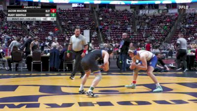 145 lbs Consi 3 - Jacob Mackie, Oley Valley vs Rudy Gentile, Greenville