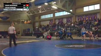 120 lbs 1st Place Match - Lucas Stirling, Thunder Basin High School vs Izaius McDonald, Cheyenne East