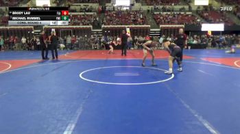 151 lbs Cons. Round 4 - Brody Lau, Flathead vs Michael Rummel, Frenchtown Wrestling Club
