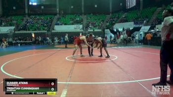 7A 215 lbs Cons. Round 1 - Trishtian Cunningham, Sparkman vs Gunner Atkins, Thompson HS