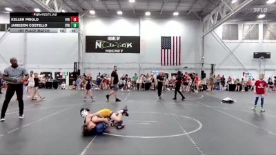 60 lbs 1st Place Match - Jameson Costello, VHW vs Kellen Priolo, Vipers