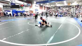 126 lbs Cons. Round 1 - Troy Canares, Lincoln (Stockton) vs Khoi Cortes, Rancho Bernardo