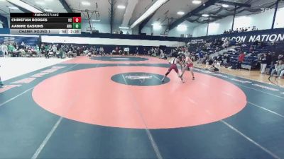 133 lbs Champ. Round 1 - Christian Borges, Kings vs Aamire Gaskins, Arcadia