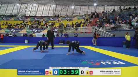 MIGUEL DE SOUZA SANTOS vs LEANDRO BELLAS RONQUIM 2026 FPJJ Circuito Paulista GI Etapa 3
