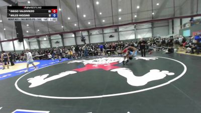 16U Boys FS - 144 lbs Quarters - Diego Valdiviezo, CA vs Miles Higgins, HI
