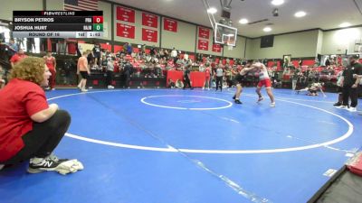 155 lbs Round Of 16 - Bryson Petros, Prague vs Joshua Hurt, Broken Arrow Jh