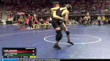 2 lbs Quarterfinal - Jadyn Peyton, West Delaware vs Carl Barkema, Hampton-Dumont-CAL