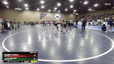 175 lbs Cons. Round 1 - Alan Melgar, Paso Robles vs Gilbert Garcia, Hanford