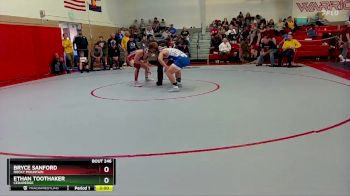 157 lbs Champ. Round 2 - Bryce Sanford, Rocky Mountain vs Ethan Toothaker, Cedaredge