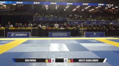 Jarylett Alvarez Arroyo vs Sofia Paprica 2026 Pan Kids Jiu-Jitsu IBJJF Championship