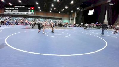 160-177 lbs Round 2 - Christian Ritz, Fallon Outlaws WC vs Felipe Alvarez, Cougar WC