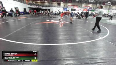 184 lbs Cons. Round 2 - Rocco D`ascoli, Keiser University vs Drake Tipton, Missouri Valley