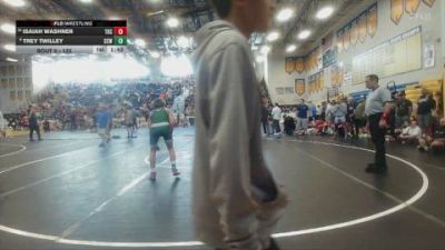 132 lbs Champ. Round 2 - Isaiah Washner, Grapple Academy vs Trey Twilley, Flagler