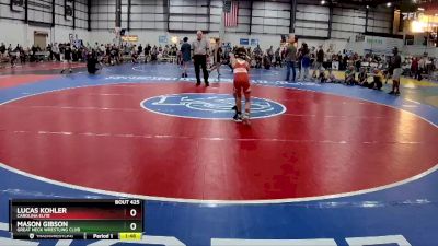 70 lbs Semifinal - Lucas Kohler, Carolina Elite vs Mason Gibson, Great Neck Wrestling Club