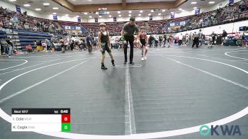 64 lbs Rr Rnd 2 - Iker Cole, Weatherford Youth Wrestling vs Kalon Cagle, Standfast