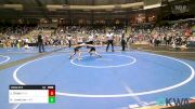 58 lbs Consi Of 4 - Jax Gates, Ponca City Wrestling vs Hutch Landrum, Hurricane Wrestling Academy