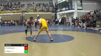 197 lbs Consi Of 16 #2 - Miles Ashbaugh, Kent State vs Andy Rosa, Unrostered-Spartan Combat RTC