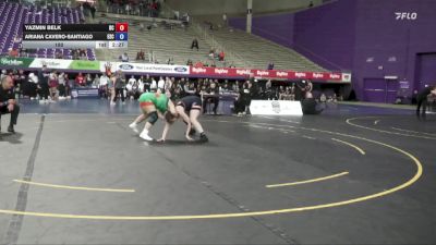180 lbs Semis (4 Team) - Ariana Cavero-santiago, Evergreen State vs Yazmin Belk, Doane