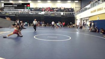 141 lbs Cons. Round 6 - Andre Garcia, Santa Ana College vs Alexander Lopez, Sacramento City College