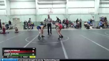 110 lbs Round 4 (8 Team) - Joseph Petriello, Rednose vs Kaiden Bowling, Rampage