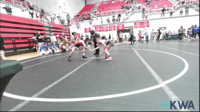 70 lbs Final - Newt Peck, Hinton Takedown Club vs Isaac Ortega, Desert Dogs Wrestling Clu