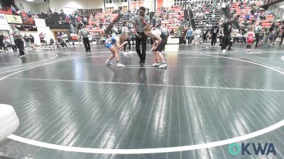 120 lbs Rr Rnd 2 - Mac Butler, Raw Wrestling Club vs Evelyn Tillison, Fort Gibson Youth Wrestling