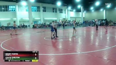 113 lbs Round 3 (6 Team) - Henry Fortin, SD Red vs Covyn Shelton, Indy Elite