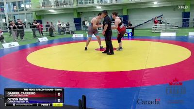 110kg Cons. Round 1 - Gabriel Carreiro, Cowichan Valley WC vs Oltion Gashi, London-Western WC