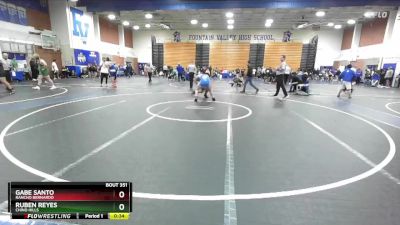 138 lbs Cons. Round 2 - Gabe Santo, Rancho Bernardo vs Ruben Reyes, Chino Hills