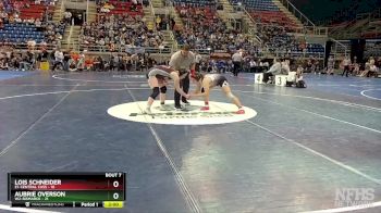 142 lbs Semis & 1st Wrestleback - Lois Schneider, E1-Central Cass vs Aubrie Overson, W2-Bismarck