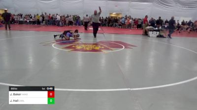 86 lbs Round Of 16 - Jaxon Baker, Hanover vs Jayda Hall, Carlisle