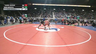 4A-190 lbs Cons. Round 2 - Gene Montoya, Rock Springs vs Daniel Watson, Evanston