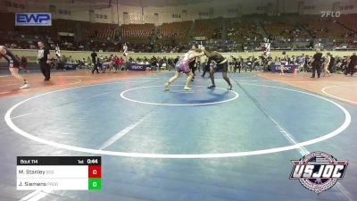 160 lbs Consi Of 4 - Makylan Stanley, Blaine County Grapplers vs JaMarcus Siemens, Prodigy Elite Wrestling