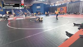 120 lbs 3rd Place Match - Jocelyn Danbe, River Dell Regional vs Tatianna Irizarry, Choate Rosemary Hall