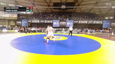 Girls 1B/2B/1A 170 1st Place Match - Sonia Mendoza, Granger (Girls) vs Bobby Jo Dick, Omak (Girls)