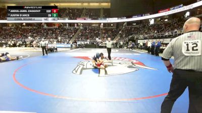 II-131 lbs Cons. Round 4 - Justin D`arce, Center Moriches vs Abdul-Jamil Zaggout, Unatego-Unadilla Valley Franklin