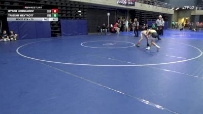 70 lbs Round Of 16 - Ryder Hernandez, Shippensburg vs Tristan Meytrott, Pine Brook