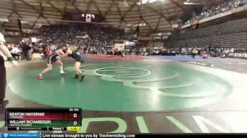 3A 132 Quarterfinal - William Richardson, Lincoln (Tacoma) vs Keaton Mayernik, Stanwood
