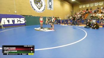 120 lbs Cons. Round 4 - Celeste Huizar, Foothill vs Kylee Tucker, Liberty (Bakersfield)