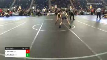 101 lbs Semifinal - Isabella Morales, Empire WC vs Kaelani Shufeldt, Dirty Goats WC