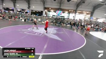 140 lbs Champ. Round 1 - Jacen Wright, Brazos Valley Wrestling Club vs David Ibarra Jr., NXT Level Wrestling Academy