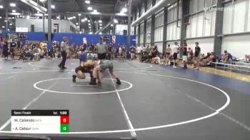 160 lbs Semifinal - Michael Caliendo, Batavia vs Allen Catour, Dark Knights WC