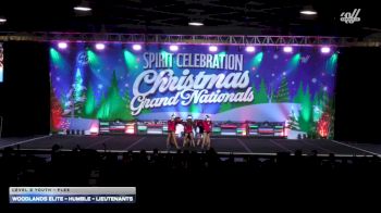 Woodlands Elite - Humble - Lieutenants [2025 L2 Youth - Flex] 2025 Spirit Celebration Christmas Grand Nationals