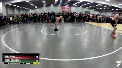 150 lbs Champ. Round 2 - Karl Dean, Guerrilla Wrestling (GWA) vs Aiden Posadas, Dinwiddie Wrestling Club