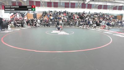 132 lbs Semifinal - Izaiah Santiago, Central Catholic vs Gavin Lane, Shawsheen